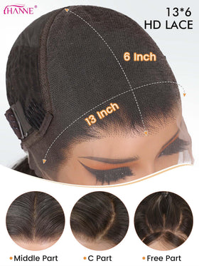 HANNE glueless quick-wear design enables easy, glue-free application.