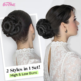 HANNE wedding updo bun for elegant occasion styling