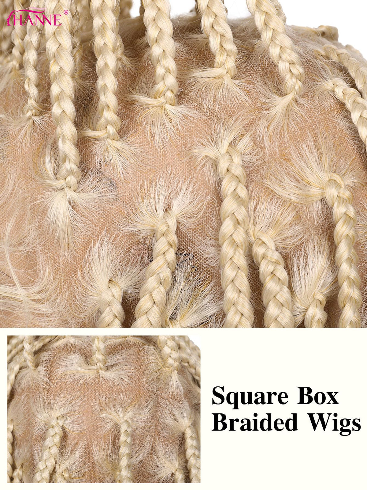 HANNE natural hairline and lace front enable versatile styling.
