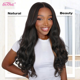 HANNE Yaki Curly V Part wig glueless secure-fit with multiple combs and straps