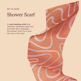 HANNI exfoliating textured scrubber detail helps remove dead skin gently