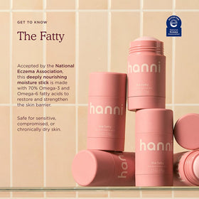 HANNI Fatty fragrance-free stick packaging for sensitive skin