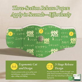 Closeup of Hanpo Balance Patch with breathable, skin-friendly design.