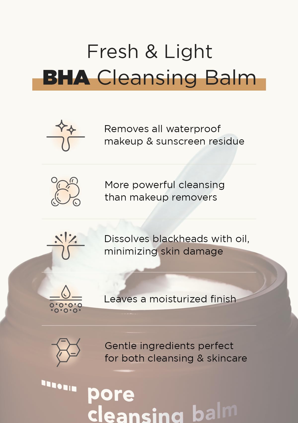 Hanskin BHA Pore Cleansing Balm makeup removal in a travel-friendly, mess-free format.