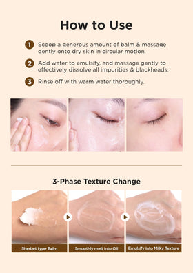 Hanskin BHA Pore Cleansing Balm travel-friendly packaging for easy on-the-go cleansing.