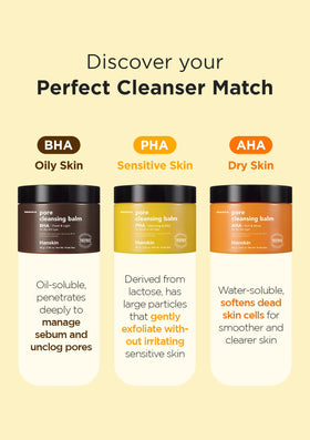 Travel-ready Hanskin solid cleanser shown for on-the-go use