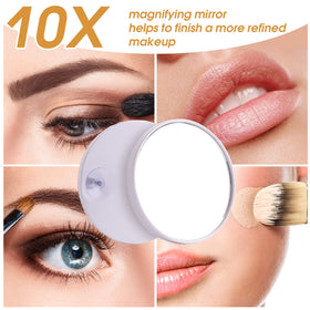 Hansong vanity mirror tempered glass panel for safe daily use