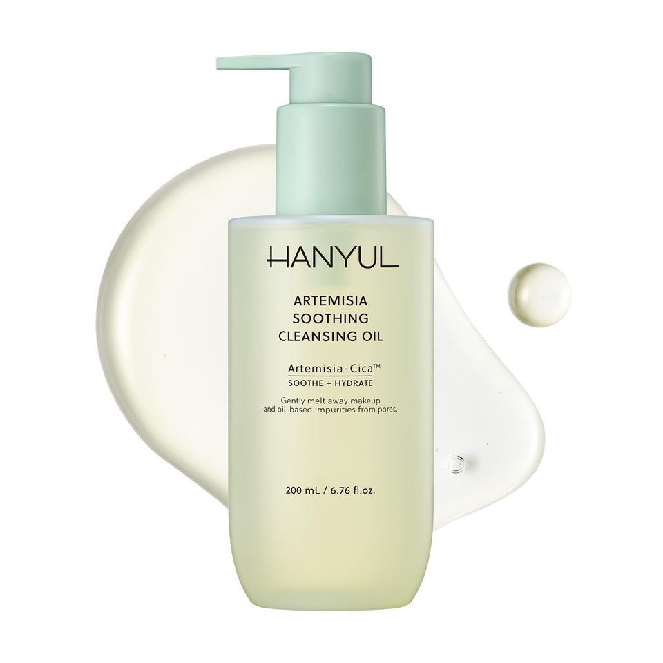 Hanyul Artemisia Cleansing Oil bottle for soothing daily cleanse