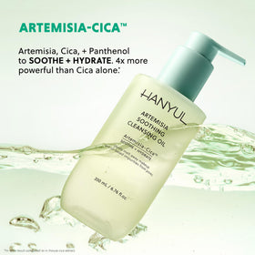 Hanyul Artemisia Cleansing Oil water emulsification into milk
