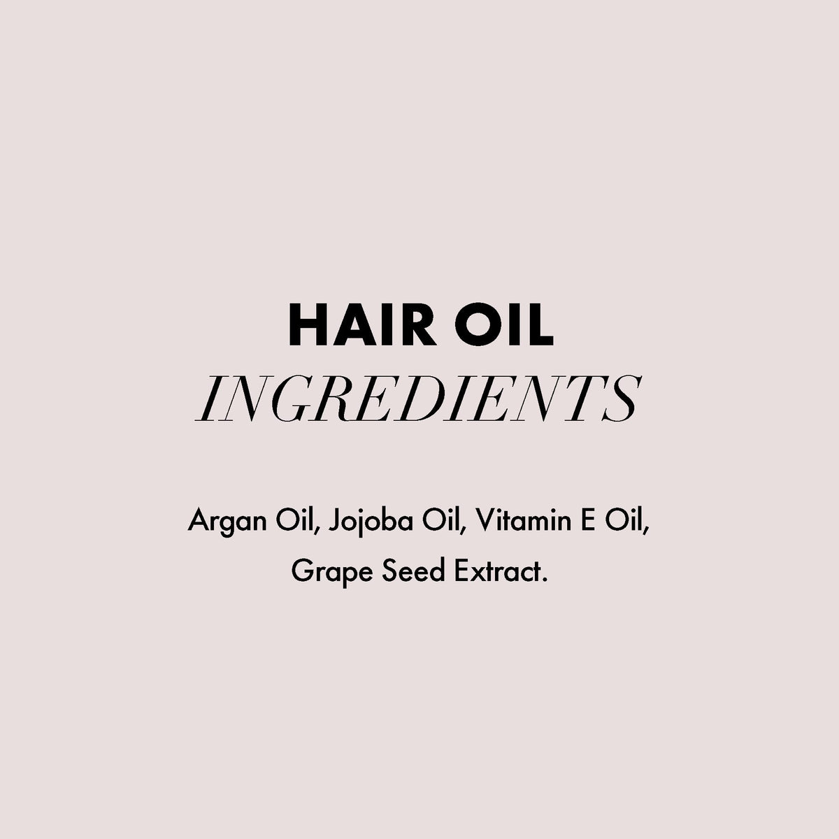 Hanz de Fuko travel-size vegan oil packaging with label