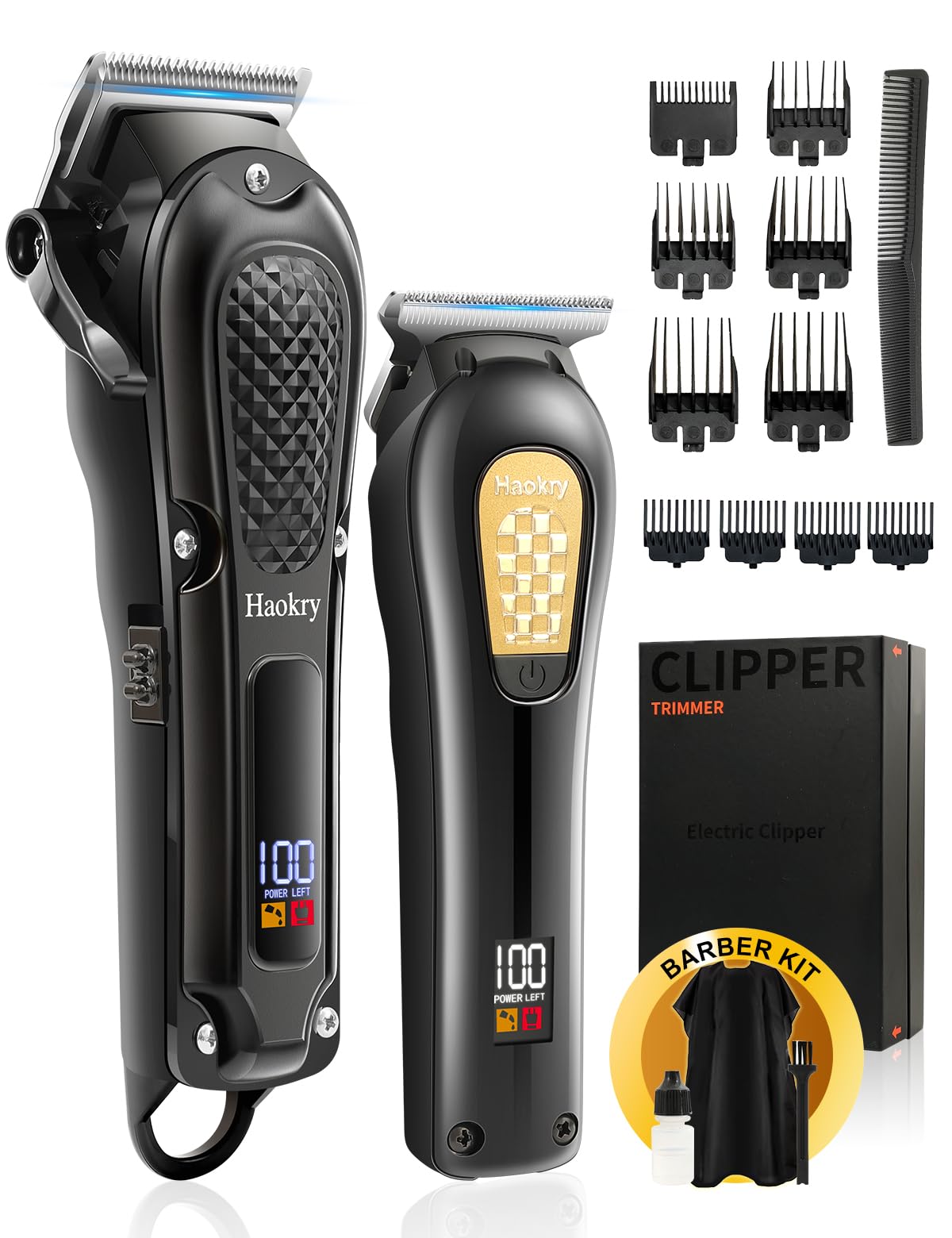 Haokry hair clippers with 7000rpm motor for precise cuts