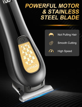Haokry trimmer with LED lighting for detail work in low light