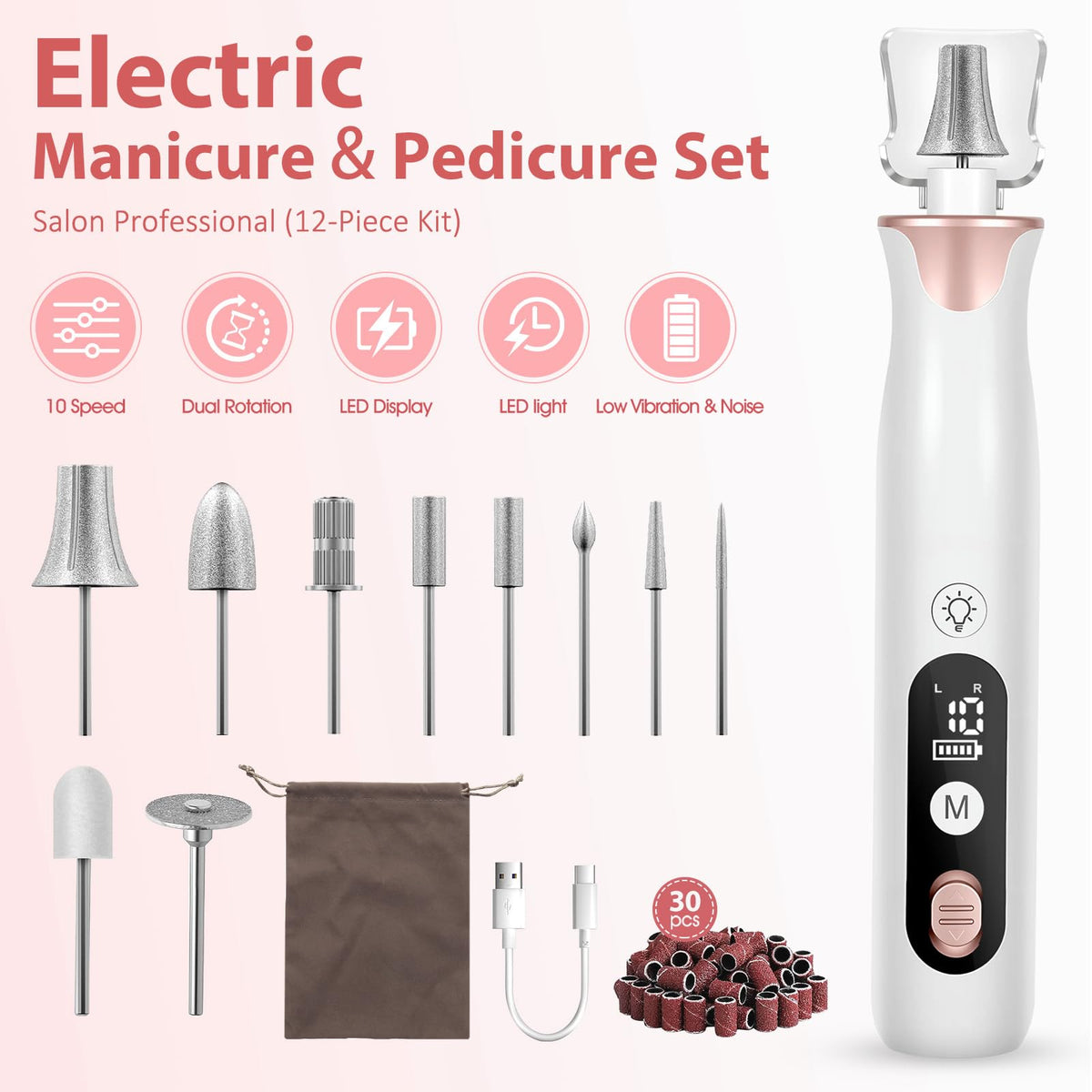 Haootadiy attachment heads for shaping, buffing, and polishing