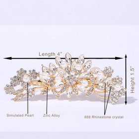 Hapibuy durable rhinestones and pearls add luxury to everyday wear.