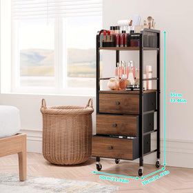 HapiRm black wood finish adds modern style to vanity spaces