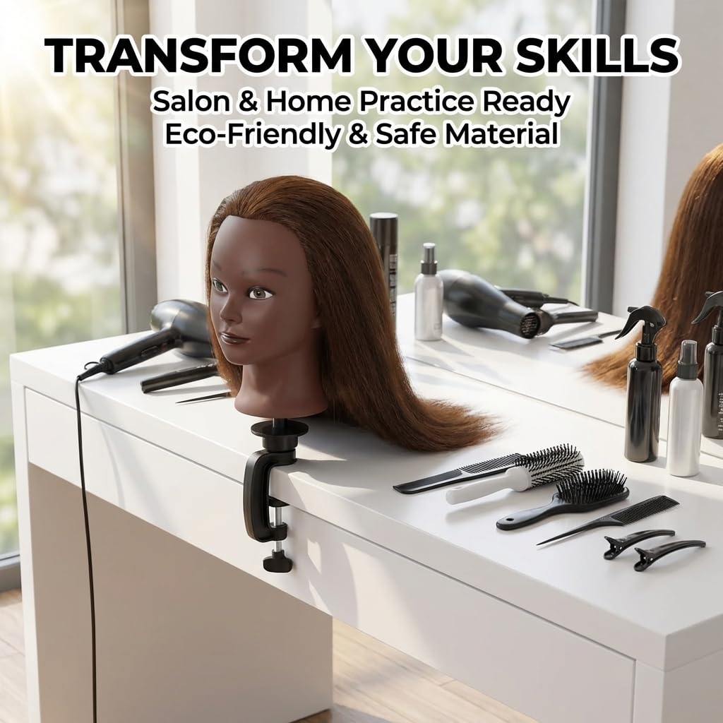 HAPOWELL 18-inch training head supports beauty education