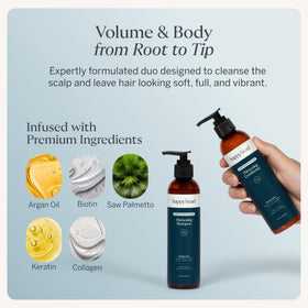 Happy Head conditioner bottle close-up showing daily conditioning for frizz control.