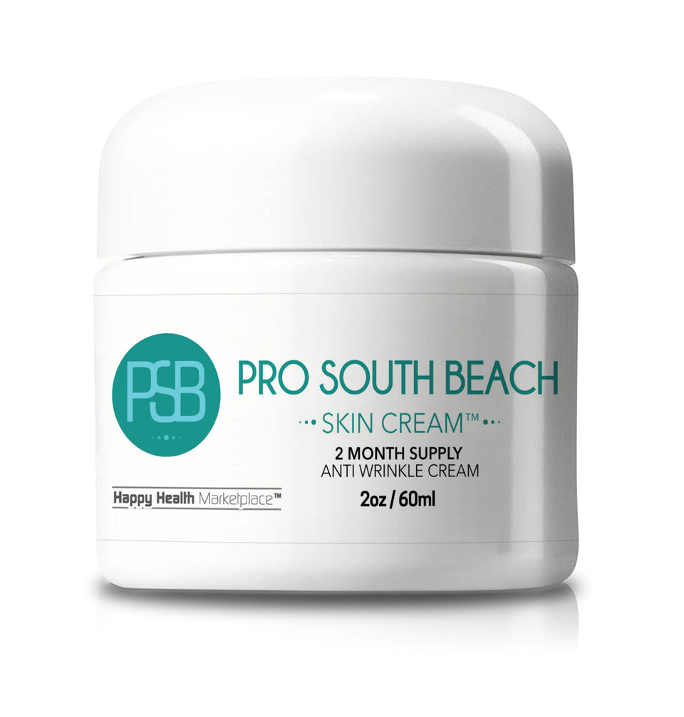 Happy Health Marketplace Pro South Beach Skin Cream jar for daily hydration and smooth skin.