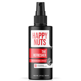 Happy Nuts The Refresher bottle with cooling mist for post-trim freshness