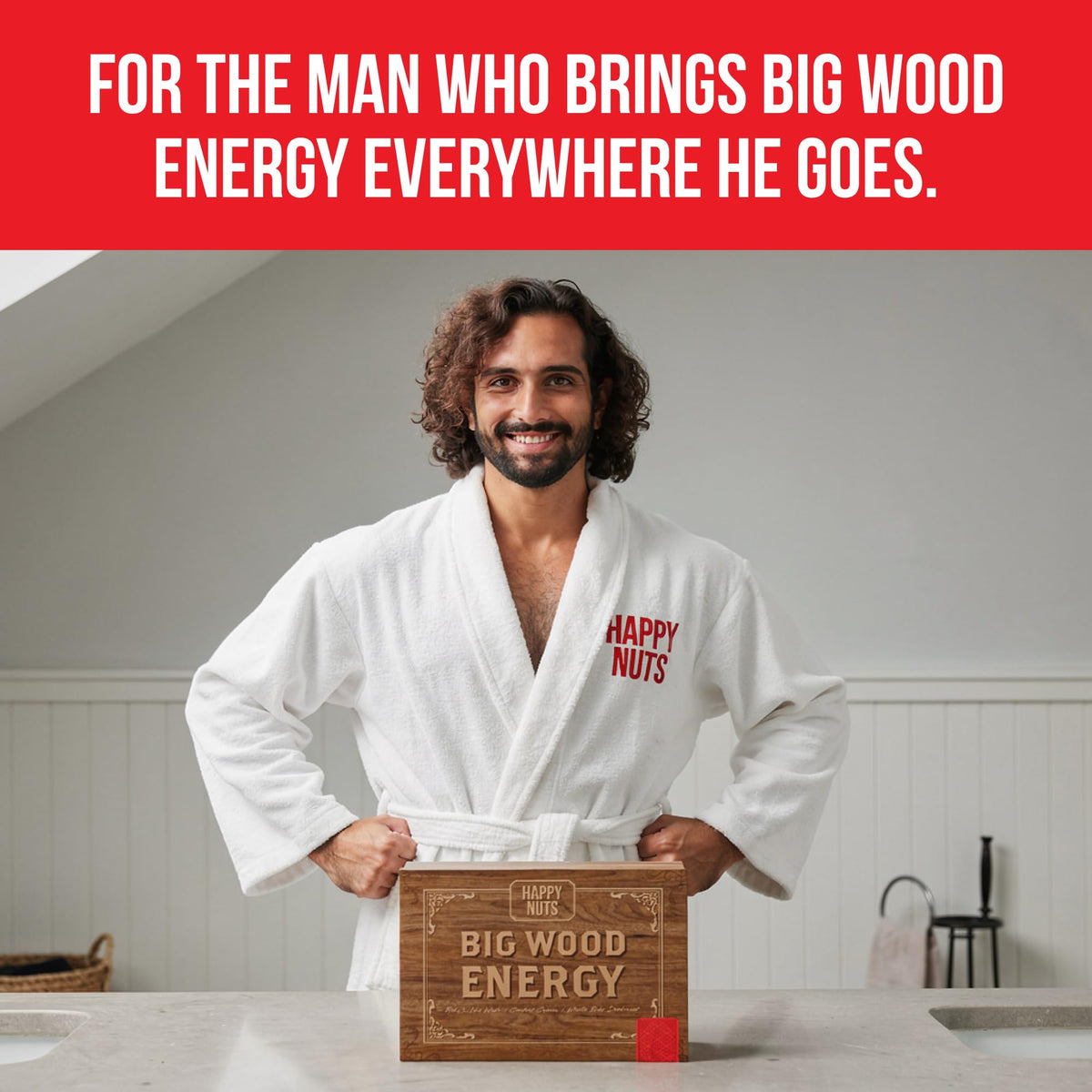Happy Nuts Whole Body Deodorant stick for all-day odor control.