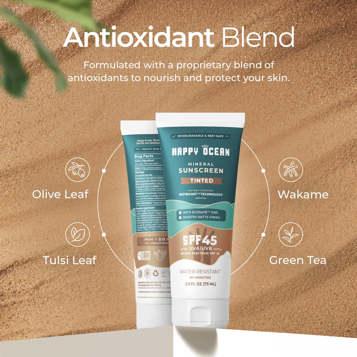 Happy Ocean fragrance-free formula supports sensitive and acne-prone skin.