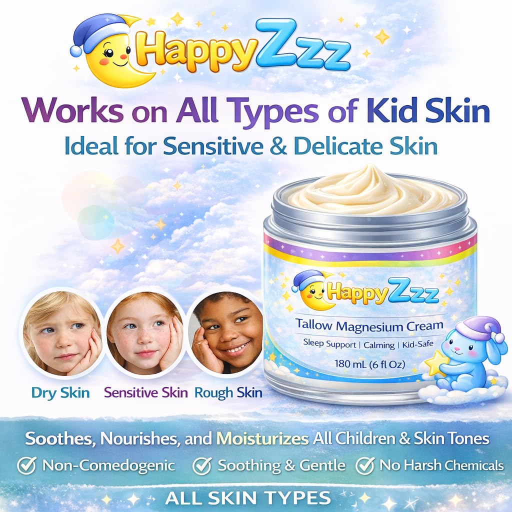 HappyZzz lotion with arnica and chamomile signals natural comfort after activity.
