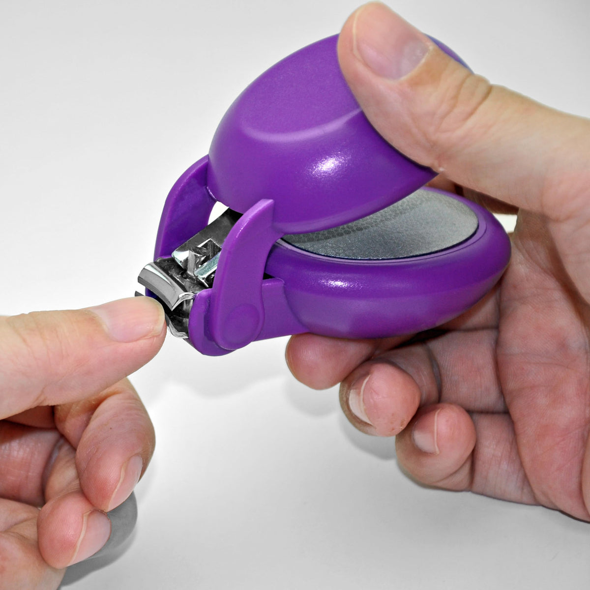 HARAC built-in file accessed from handle for one-handed filing