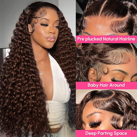 Harmsh 13x6 HD lace front detail for seamless scalp blend