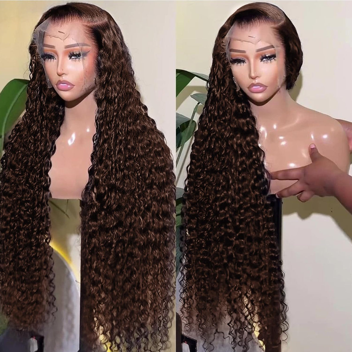 Harmsh wig with pre-plucked hairline and baby hairs for realism