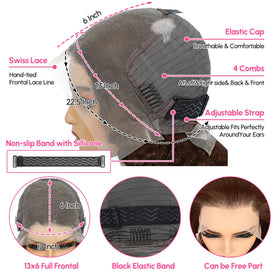 Harmsh chocolate brown deep wave wig styled for everyday and special occasions
