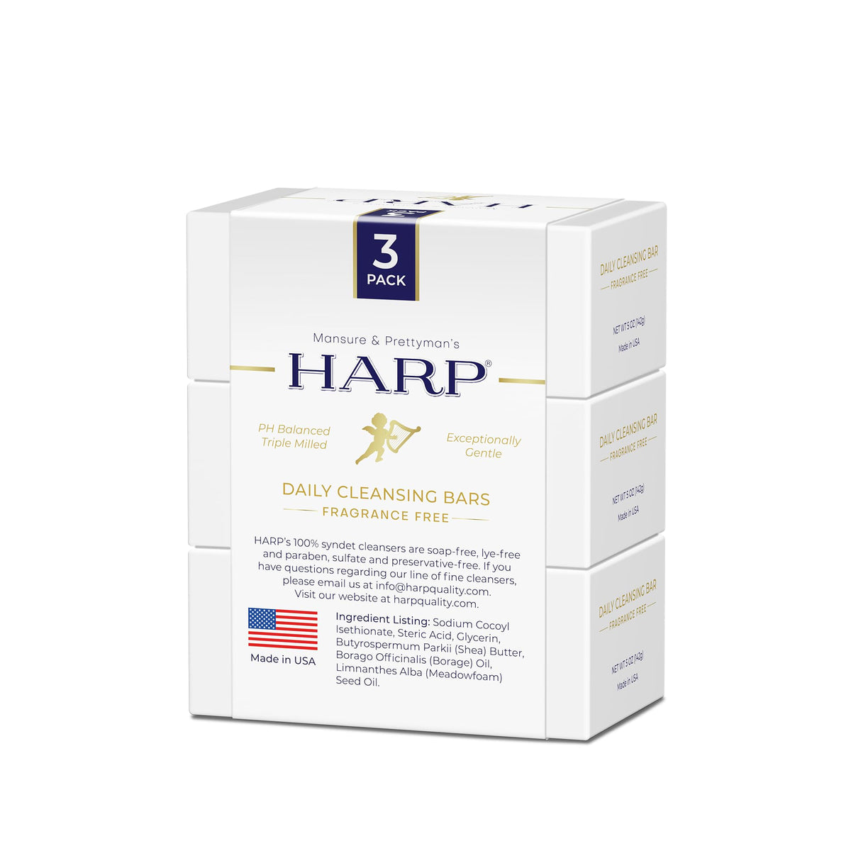 HARP cruelty-free USA-made bar signals quality and ethics.