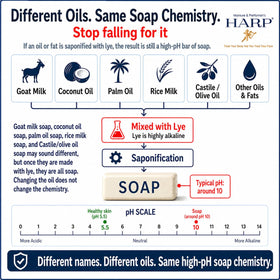 HARP non-comedogenic rinse leaves minimal residue and clear pores.
