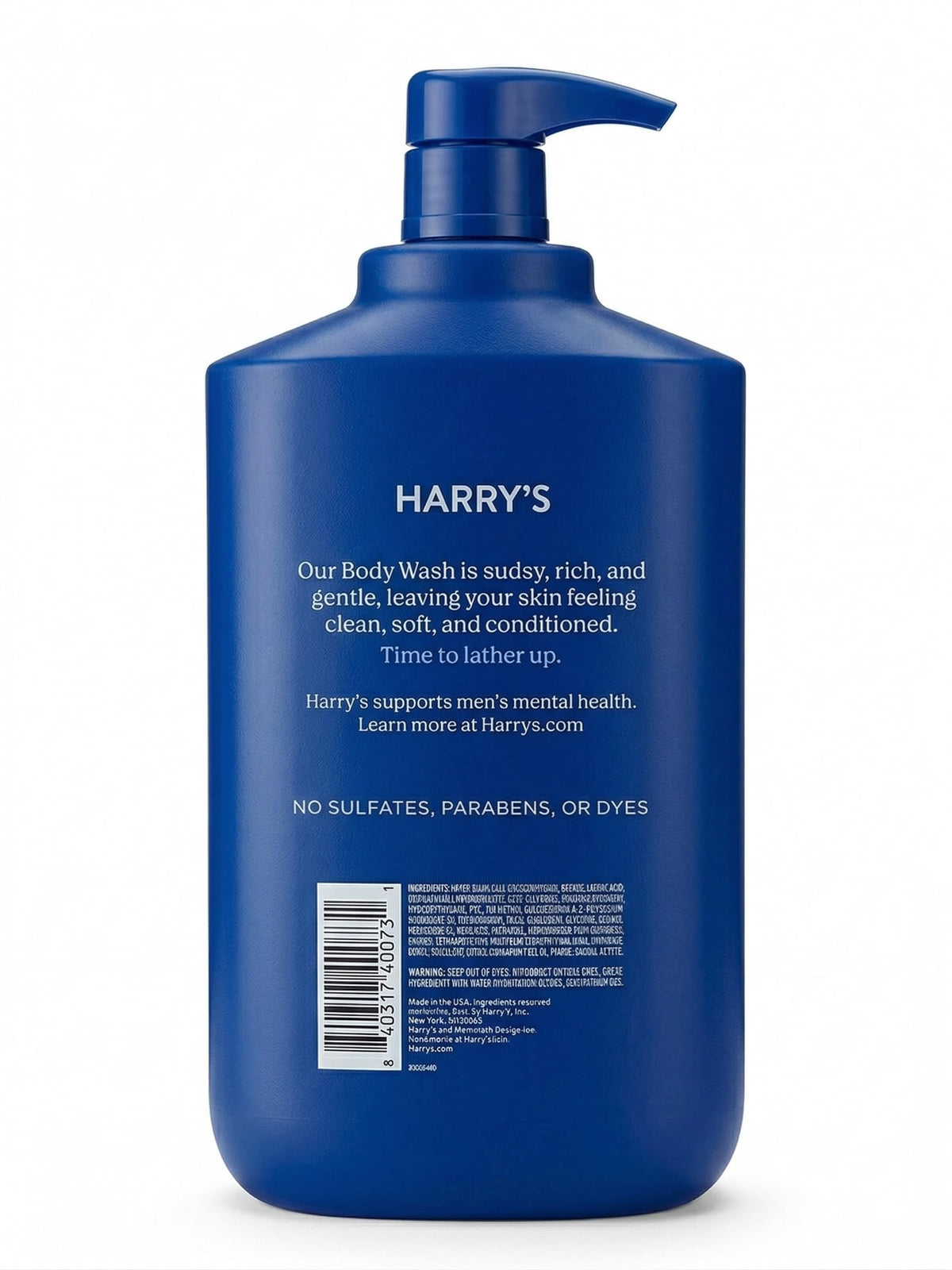 Harry's 2-pack display emphasizes value and convenient grooming.