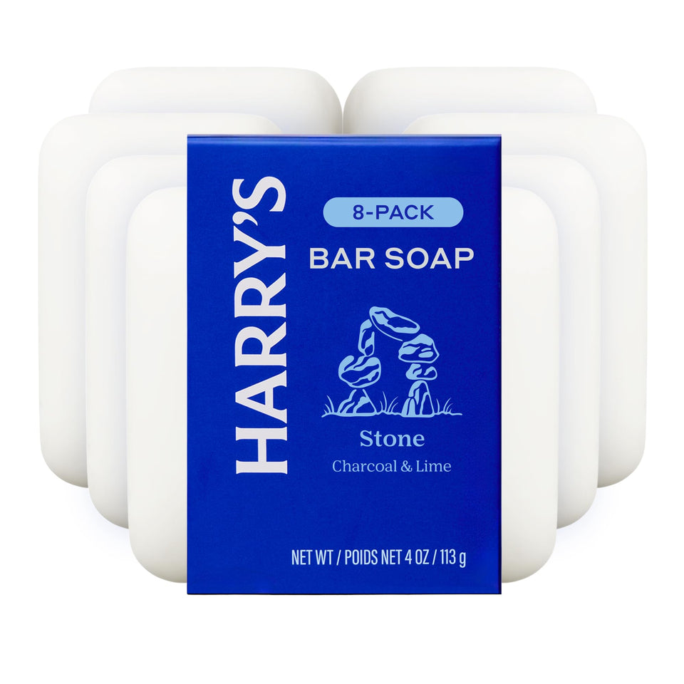 Harry's Bar Soap Men Stone Scent lather for a refreshing cleanse