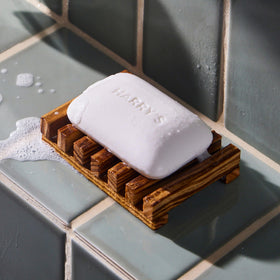 Harry's Bar Soap Stone Scent rich foam ready for daily wash