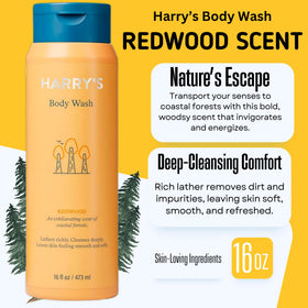 Harry's Fig bottle features creamy lather for smooth, hydrated skin