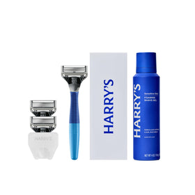 Harry's Original razor handle with an ergonomic grip for precise control