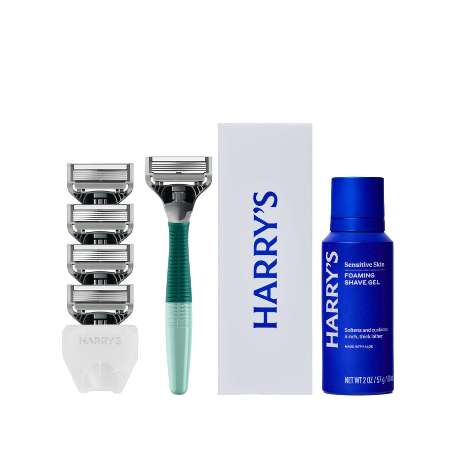 Harry's Original Truman razor handle with ergonomic grip for precise shaving.