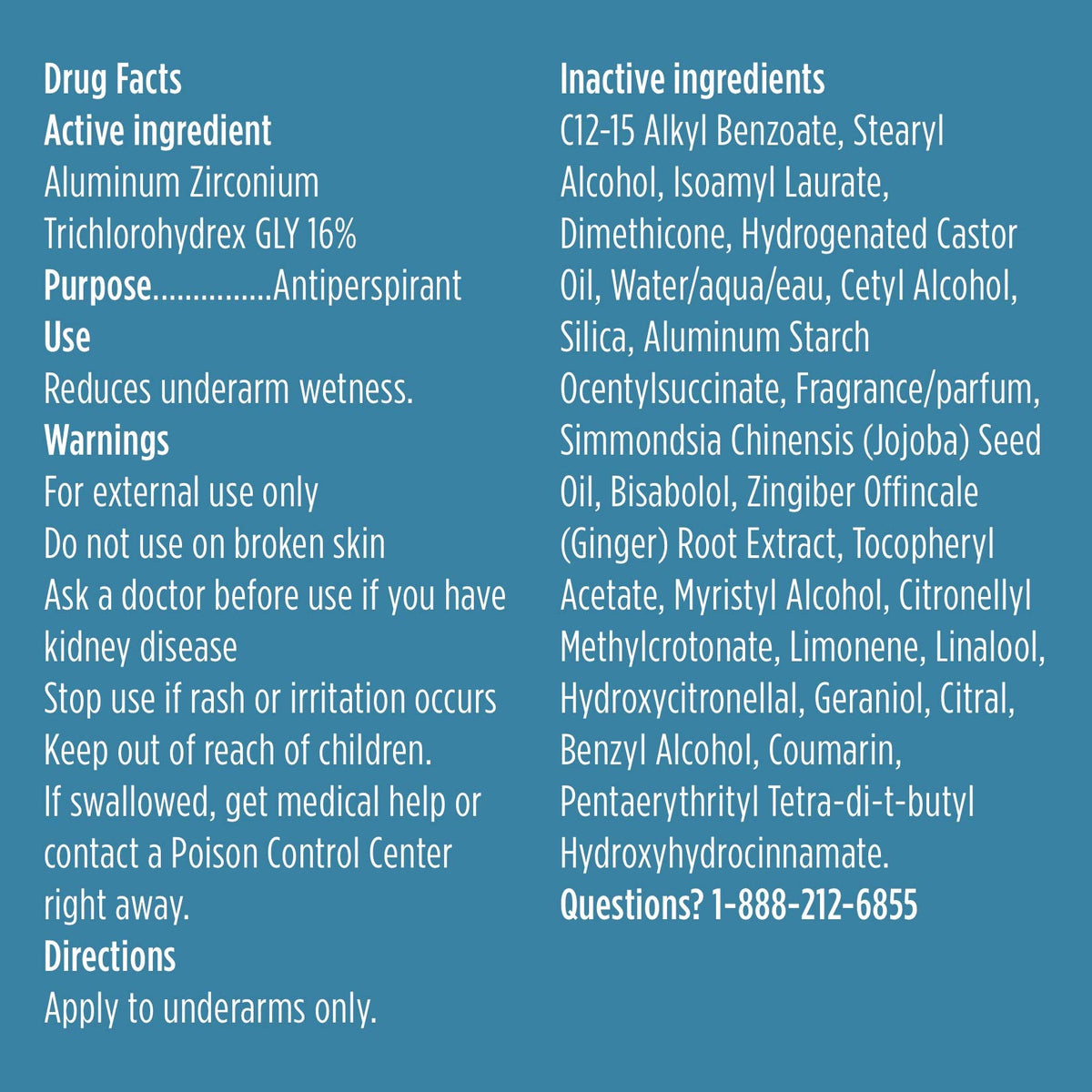 Harry's Stone Scent deodorant stick during application with jojoba oil