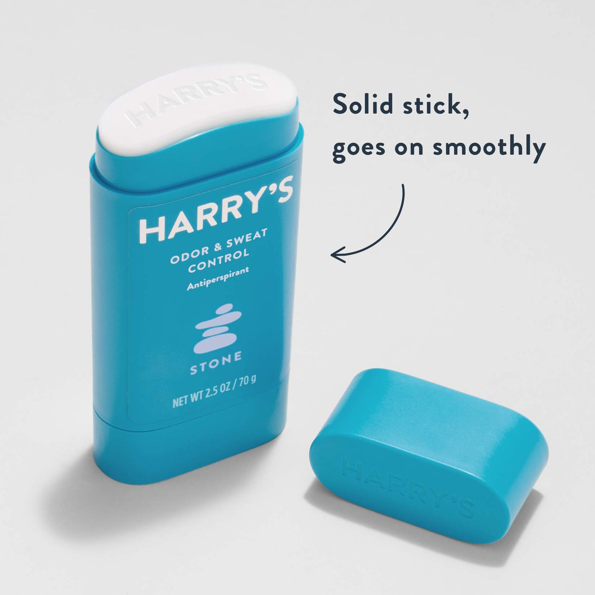 Harry's Stone Scent packaging top view compact 3-pack gift-ready
