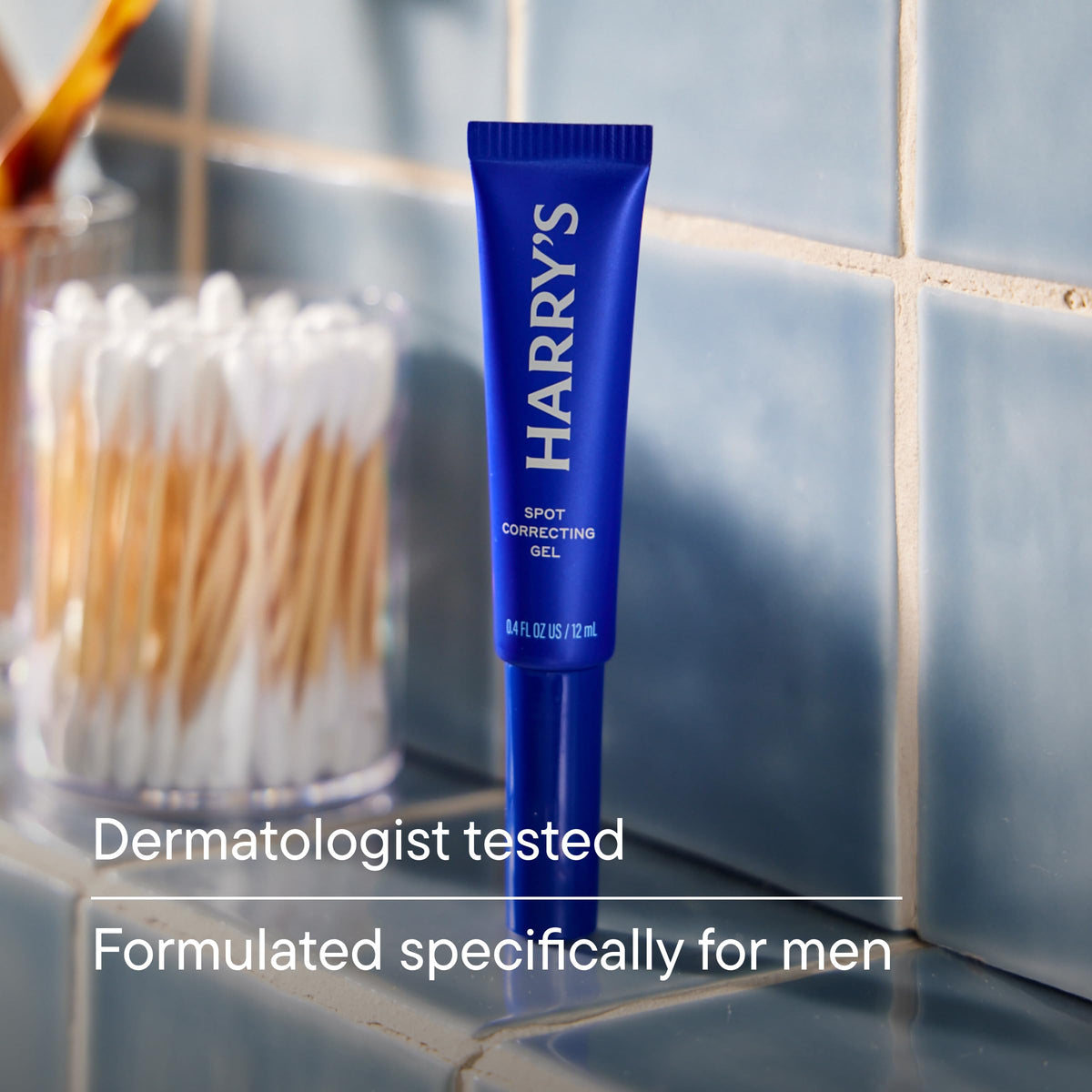 Cooling sensation as Harry's blemish treatment cools irritated skin.