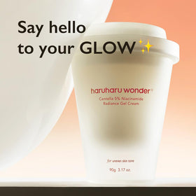 HARUHARU Wonder Centella label close-up highlights vegan certifications.