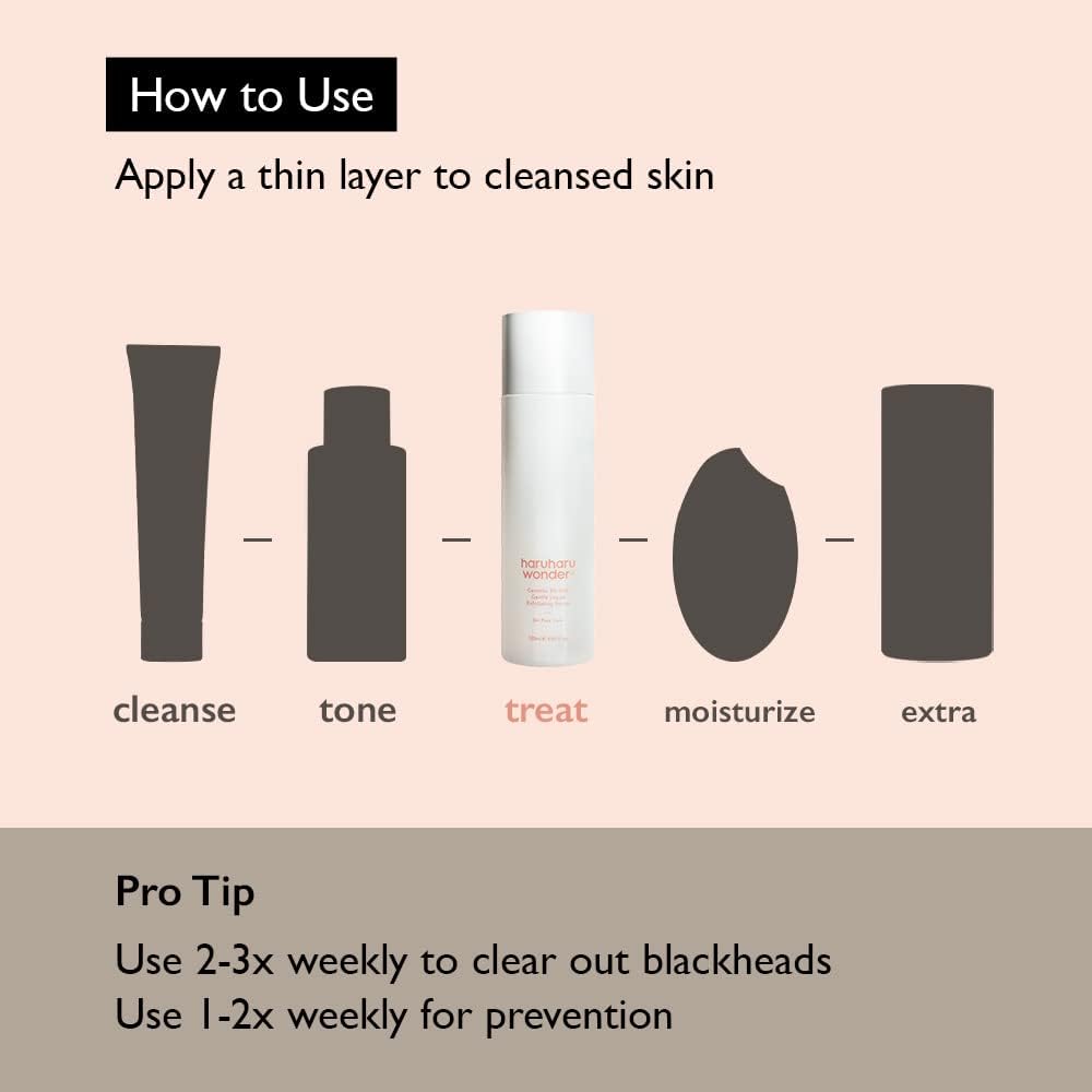 Ingredient label highlights vegan and cruelty-free ethics for HARUHARU Wonder serum.