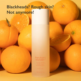 PHA exfoliation close-up indicating gradual surface refinement from HARUHARU Wonder serum.