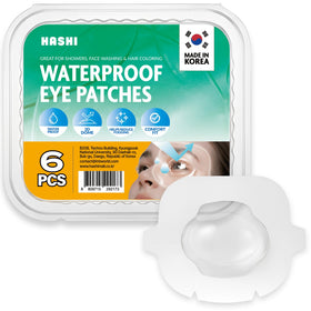 HASHI lash shield dome close-up showing moisture barrier for showers