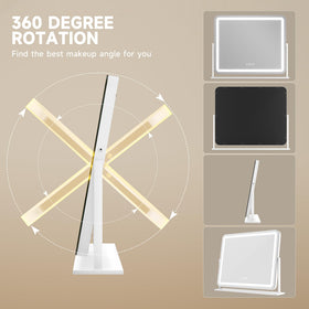 Hasipu vanity mirror features 192 lamp beads for bright, even light