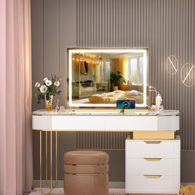 Hasipu vanity mirror memory function recalls last brightness and color