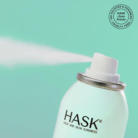 HASK Biotin Boost Thickening Dry Shampoo can label detail