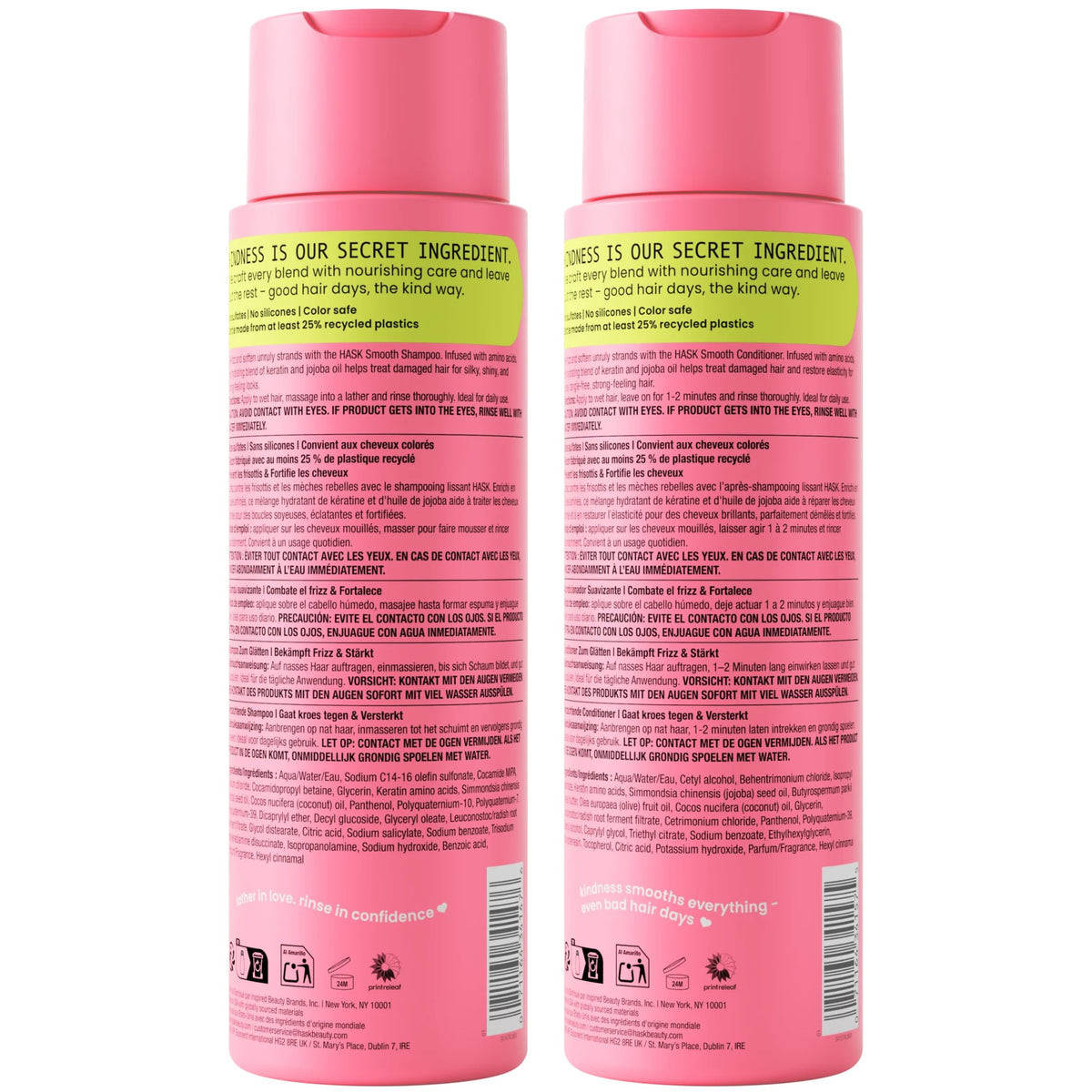 HASK cruelty-free color-safe packaging indicating ethical beauty