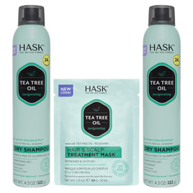 HASK Dry Shampoo Duo front packaging for quick refresh and volume